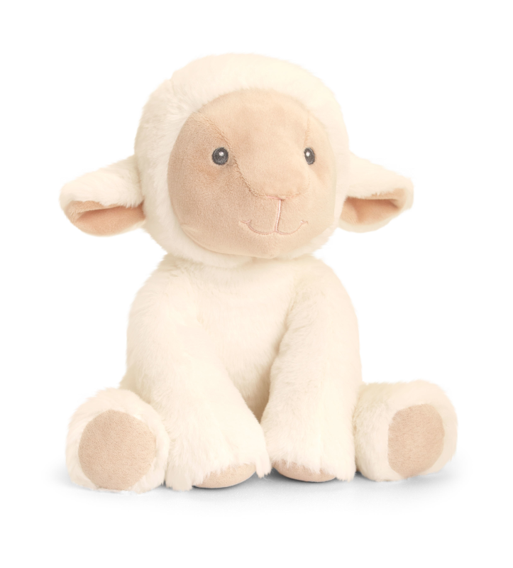  - peluche écoconçue - mouton crème 25 cm 